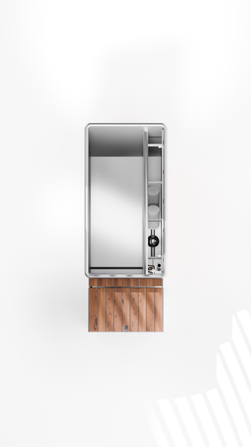 ProBath Natural Wood - 2HP Engine