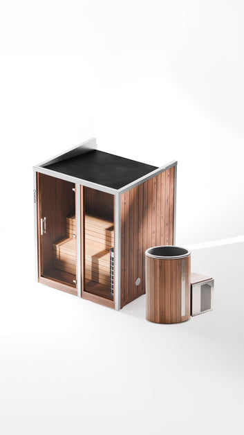 Contrast Therapy Bundle: Sauna 2.0 & IceBarrel